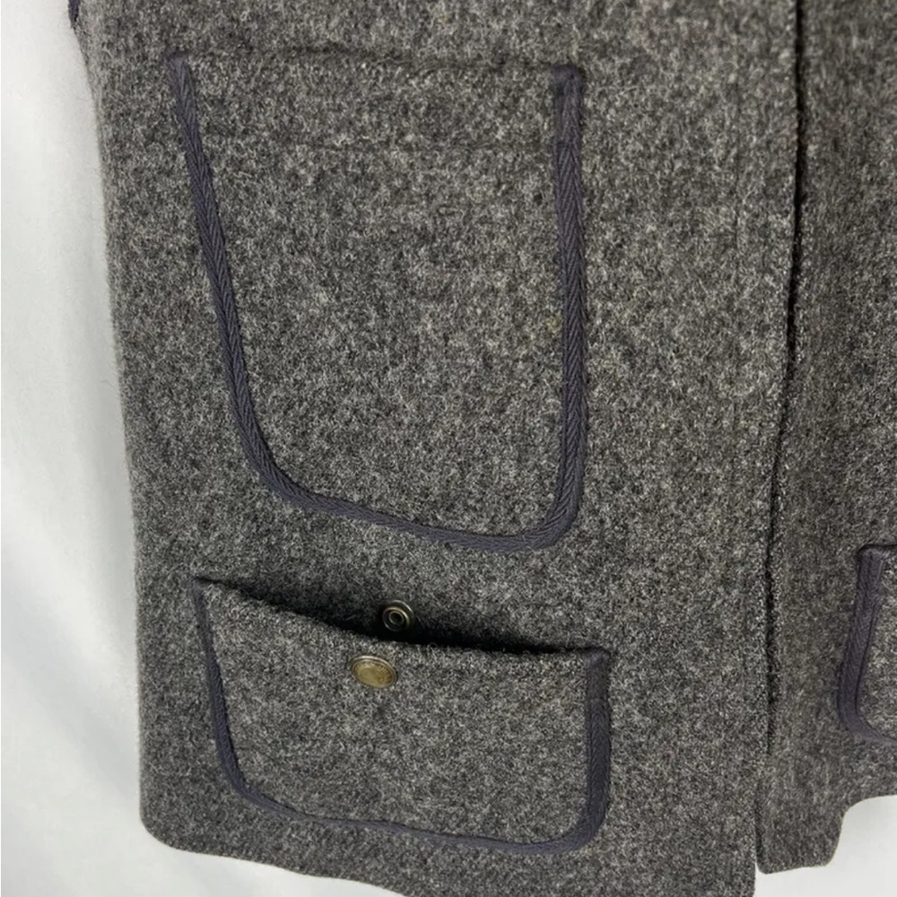 Vintage 50s WOOLRICH Utility Pocket Zip Vest Men’s S Browns Beach Style RARE - Picture 4 of 8